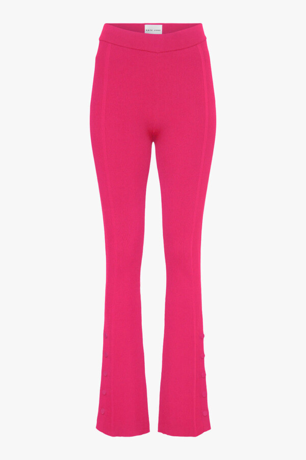 THE KNITTED AJOUR PANTS PINK