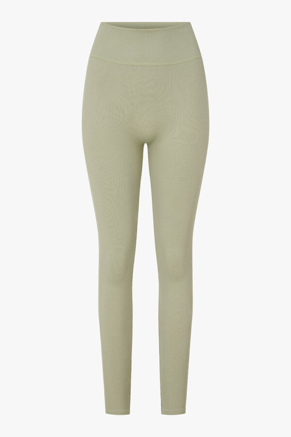 THE SEAMLESS ACTIVE LEGGING ARMY GREEN